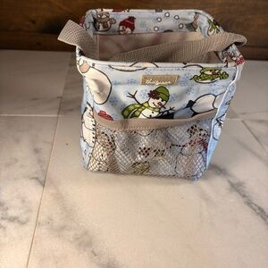 thirty-one Snowman Multicolor Mini Tote Organizer
